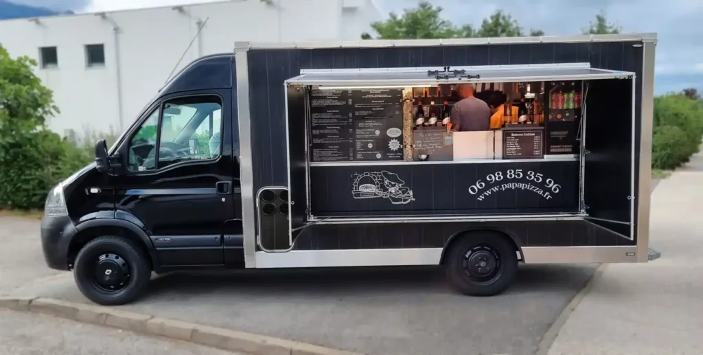 Camion Papa Pizza à Vif